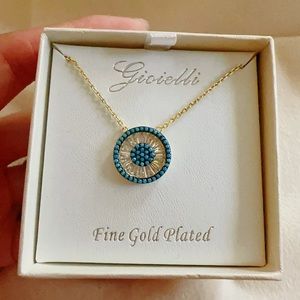 Gioielli necklace fine gold plated new in gift box 🎁